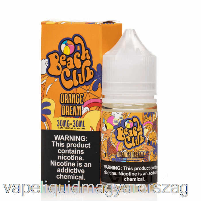 Narancs álom - Beach Club Salts - 30ml 30mg Vape E Cigi